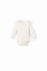 Боди с вышитым воротником Sfera, белый