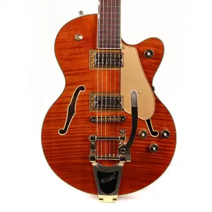 Gretsch Electromatic LTD Flame Okoume Broadkaster Однозвучный одностворчатый оранжевый с оттенком