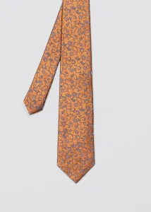 Галстук с цветочным узором