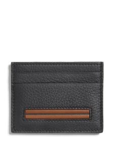Zegna картхолдер с нашивкой-логотипом, черный