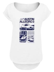 Удлиненная футболка British Motor Heritage Austin Blue Allegro 3 Car белого цвета F4NT4STIC