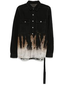 Джинсовая рубашка Rick Owens DRKSHDW, черный