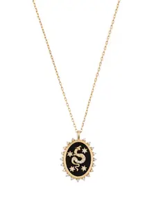 Золотое колье Dragon с керамикой и бриллиантами Adina Reyter, золотой