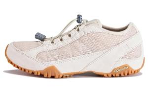 Columbia Женские бело-коричневые низкие кроссовки для улицы с амортизацией и износостойкостью цвета хаки, цвет Khaki