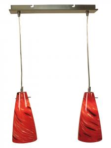 Näve Подвесной светильник красного цвета - (Ш)39 x (В)43 x (Г)12,5 см