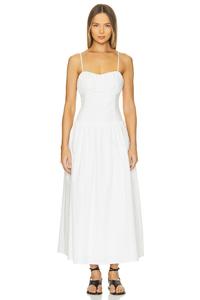 Корсетное платье maison Line & Dot, белый