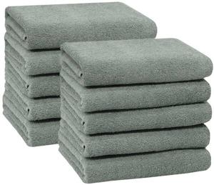 Полотенце Zollner 00000346 10 шт, 50x1x100 см, светло-серый