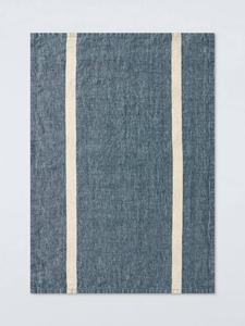 Хлопковое кухонное полотенце Leckford в полоску John Lewis, Set of 2, Blue