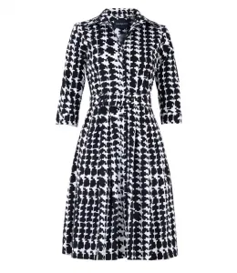 Платье Одри №1, длинное платье цвета белого индиго Samantha Sung, White-Indigo