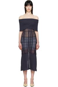 Покрывающее макси-платье Our Legacy, цвет washed navy