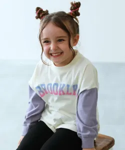 Футболка с длинными рукавами Devil Lab из 100% хлопка, с окантовкой, коллекция весна-лето 2025 Devirock, цвет 004-Logo 3-S Violet