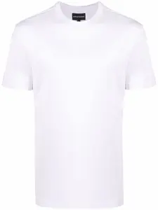 Футболка с нашивкой-логотипом EMPORIO ARMANI, белый