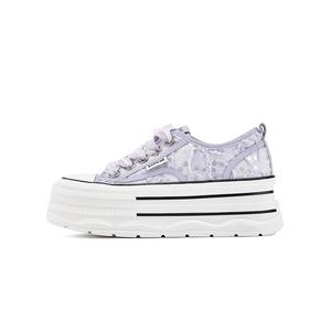 Женские нескользящие износостойкие низкие кроссовки для скейтбординга DAPHNE, White