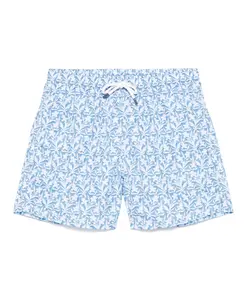 Плавки из полиэстера с эластичным поясом Fedeli, синий