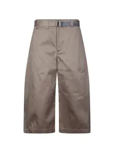 Чиносы с ремнем Sacai, серый