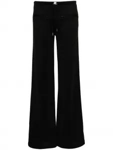 Спортивные брюки Interlock Courrèges, черный