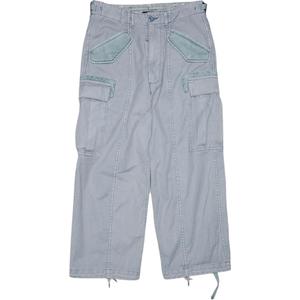 Укороченные карго брюки R13, синий