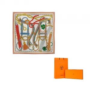 HERMES Шелковый  платок Multicolor