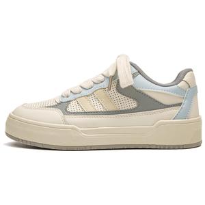 Скользоустойчивые износостойкие низкие скейтерские туфли для женщин Far waves, серо-голубой