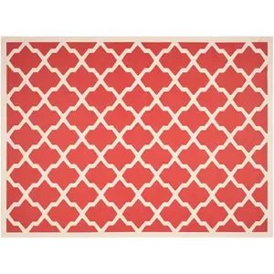 Марокканский решетчатый ковер для внутреннего и наружного двора Safavieh, красный, 61x199 см