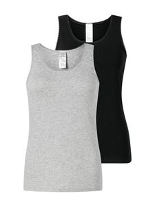 Нижняя рубашка SCHIESSER  Modern Multipacks, Mottled Grey/Black