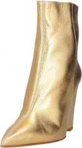 Женские ботильоны XYD с закрытым носком, на танкетке с молнией, модные для вечерних платьев, мероприятий и вечеринок