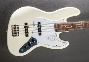 Бас-гитара Fender Standard Jazz - Олимпийский белый с индийским лавром