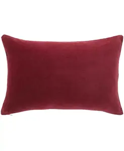 Декоративная наволочка из бархата Stella, 14 x 20 дюймов Ihi Home, burgundy