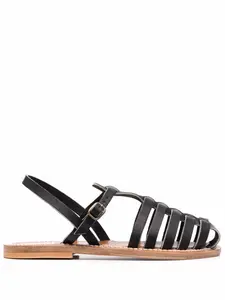 Сандалии с открытым носком K. Jacques, черный