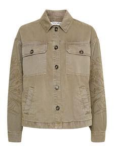 Куртка PZLAINA свободного кроя в цвете Covert Green PULZ Jeans