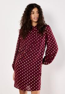 Платье Apricot FOIL SPOT MINI, Burgundy/Bordeaux