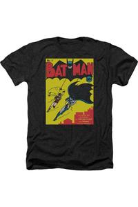 Футболка / футболка Batman First Adult Heather Gildan, черный