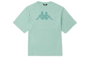 Футболка унисекс Kappa, серый розовый зеленый-3012