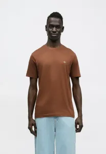 Базовая футболка shield Gant, Mahogany Brown