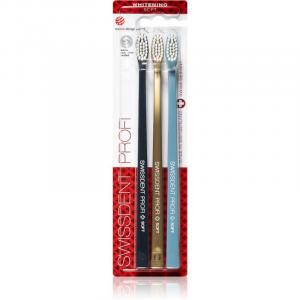 Зубная щетка Swissdent Whitening Trio мягкая, 3 шт.