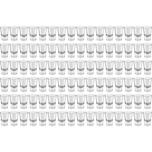 Рюмки Wellgro 3.4cl - 4,5 x 7 см (ØxH) - прозрачное стекло - рюмки - устойчивые - Сделано в Италии, количество: 96 штук