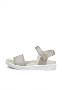 Мягкие сандалии Ecco, Reines Kaschmir Metallic Kalkstein