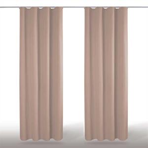 2 шторы из микрофибры с рюшами (серые), размер: 140х175см. Bestlivings, серый