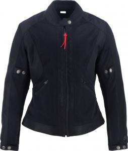 Женская текстильная мотоциклетная куртка Helstons stoner evo air mesh, Black
