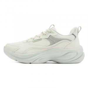 361° Женские кроссовки Spirit Fox 2.0 с амортизацией, износостойкими, дышащими, низким верхом, бежево-серо-зеленого цвета