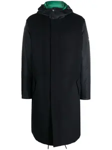 Парка с контрастными вставками и кулиской Armani Exchange, синий