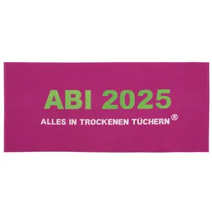 Пляжное полотенце ABI 2025 75x180 см, ABI 2025 - все под контролем Egeria, Deep magenta
