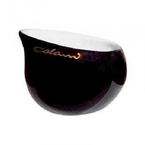 Фарфоровая сахарница Ab ovo Black & White большая черная 0,17 л Luigi Colani, белый черный