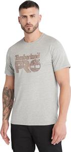 Футболка Timberland PRO Unisex-Adult Core с коротким рукавом и текстурированной графикой, Medium Grey Heather