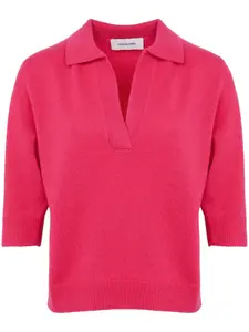 Трикотажная рубашка поло YVES SALOMON, розовый