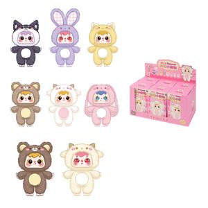 Milk Cute плюшевая коллекция питомцев 100% мистери бокс одиночный мистери бокс/полный набор 6 шт Three Little Fuzzies