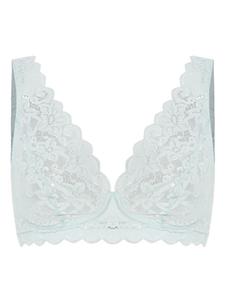 Кружевной бюстгальтер Hanro, синий
