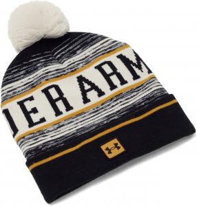 Under Armour Unisex-Adult M Halftime Pom Beanie, Summit White