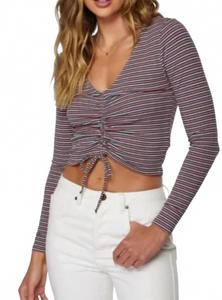 Топ Leanne в полоску сланцевого цвета O'Neill, Slate