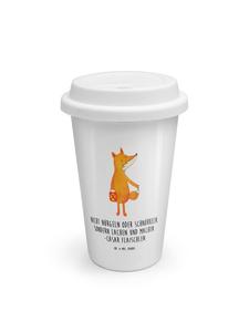 Mr. & Mrs. Panda Термокружка «Белая лиса» с фонарем и надписью